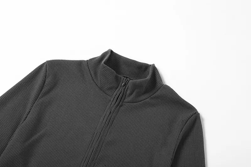 Derossi™ | Coltrui met lange mouwen en ritssluiting