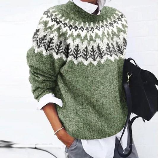 Aleah™ | Klassieke Vrouwen Trui Lange Mouwen