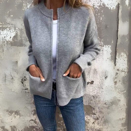 Adelina™ | Gebreid Vest Met Rits