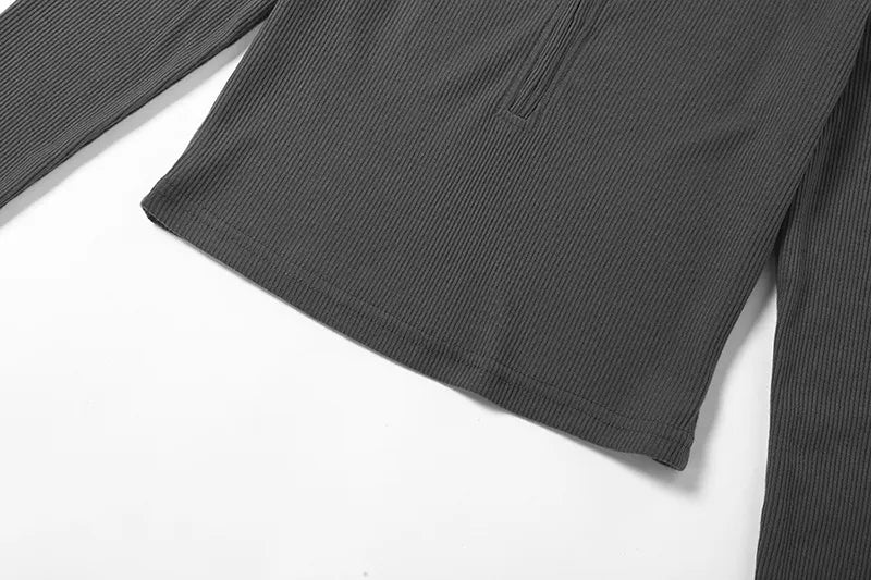 Derossi™ | Coltrui met lange mouwen en ritssluiting